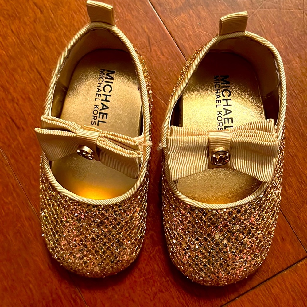 Michael Kors baby sparkly shoes
